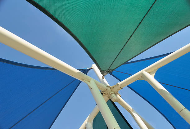 توری سایبان ۱۰۰ درصد پوشش کامل در برابر آفتاب شدید